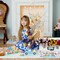 WATINC 3Pcs Easter Table Decorations Wooden Centerpiece Signs for Dining Room Table Easter Bunny for Spring Holiday Easter Party Décor Ornament Indoor Outdoor Garden Yard Lawn Party Supplies